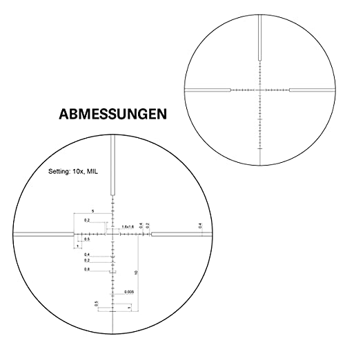 Luftgewehr Zielfernrohr Vector Optics SCOM-24 Veyron 3-12×44