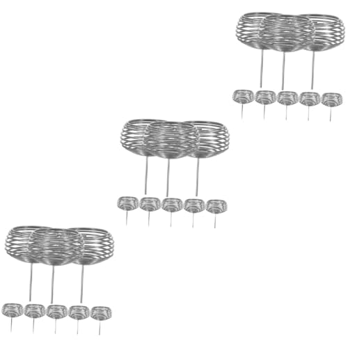 VICASKY 30 Pezzi Contenitori Fertilizzante per Bonsai in Acciaio Inossidabile Cesti Riutilizzabili Protettivi per Concime Piante e Facili da Usare e Portatili per