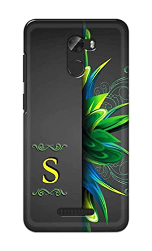 Image of Name II Initial II Letter Alphabet S Hard Back Case Cover for Gionee A1 Lite Back Cover -(J5) VNS2222