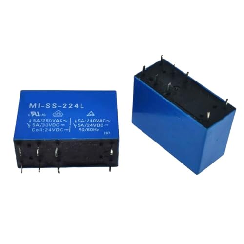 Relais MI-SS-224L 24 V CC à 8 broches pour isolation électrique stable