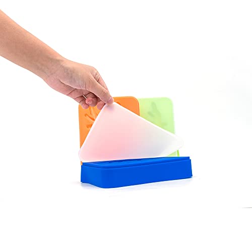Molde de hielo de silicona 3D con tapa y diseño de cocodrilo miniatura 4