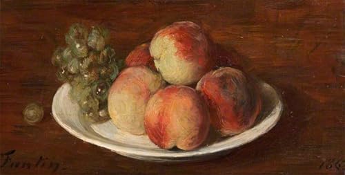 Peinture murale salon Henri Fantin-Latour grand format toile imprimée