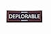 Bastion Tactical Combat Badge PVC Morale Patch Hook and Loop Patch - DEPLORABLE