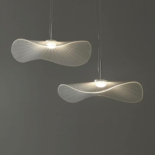Lustre de luxe à LED suspendu au design feuille de lotus artistique