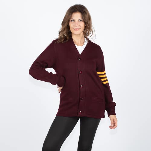 Image of Stewart & Strauss Cardigan Varsity Letter Sweater | American style button front letter sweater knit since 1977, heavyweight and ready for chenille letters and patches
