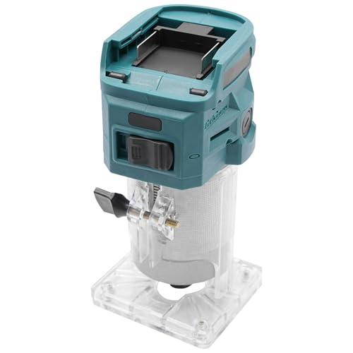 28000rpm Kantenfräse, 550-600w Kompakte Oberfräse, Maximal 20mm, Dc-reinkupfer-motor, 6.35mm Spannzange Kann Weithin In Holzbeschneidung, Möbelbearbeitung, Holznuten, Holzbohren