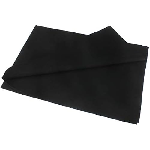 Extra Large 18" x 29" Solid Pre-Cut 100% Cotton Fat Quarters Quilting Fabric Squares for DIY Quilting Patchwork, Scrapbooking, Art Craft Supplies - Black