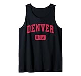 Photo Gallery denver usa retro college varsity amaranto carattere rosso canotta Photo Gallery denver usa retro college varsity amaranto carattere rosso canotta