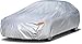 Kayme 6 Layers Car Cover Custom fit for Ford Mustang/Shelby (1964-2025) Waterproof All Weather for Automobiles, Outdoor Full Cover Rain Sun UV Protection.Silver