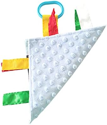 Baby Jack & Co 8x8” Learning Lovey Canada Tag Toys for Babies - Baby Crinkle Toys - Crinkle Toys for Baby - Soft & Safe - Learn Canada Facts - Ideal Baby Toy & Gift BPA Free w/Stroller Clip image 4