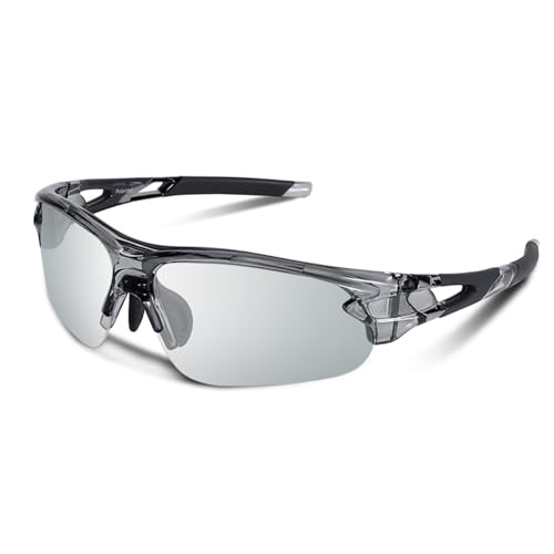 Lentes de sol deportivos polarizados, protección UV 400 para hombres, mujeres y jóvenes, ideales para béisbol, ciclismo, pesca, correr y golf, lentes TAC