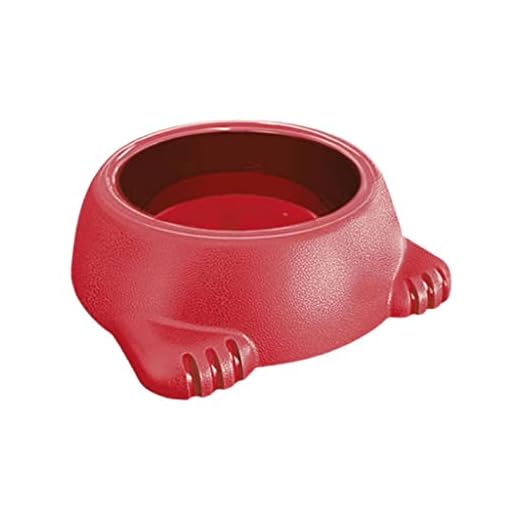COMEDOURO PLAST. GLAMOUR FURACAOPET N2-500 ML (VERMELHO)