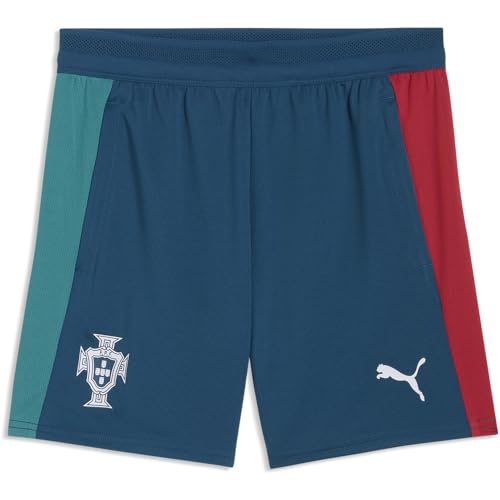 PUMA Shorts FPF Portugal Jr 26 avec poches pour entraînement football enfant