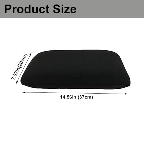 Big Hippo Lumbar Support Pillow for Car Memory Foam Back Support Cushions Car Seat Soft Black Back Cushion Perfect for Car,Home, Office