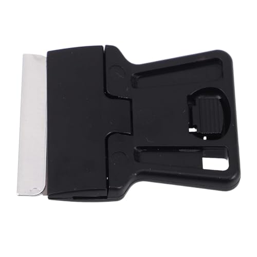 Garneck Strumento Per Pellicole Per Auto Strumento Spatola in Vinile Raschietto Per La Pulizia Dei Vetri Delle Finestre Raschietto Per Finestre Per Pulire Le Plastica Black