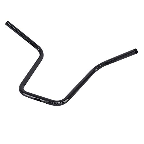 12'' Rise 1'' Ape Hanger Handlebars Fit Harley Street Bob Sportster Xl 883 1200 Street Bob Custom Application Gloss Black #TOP3