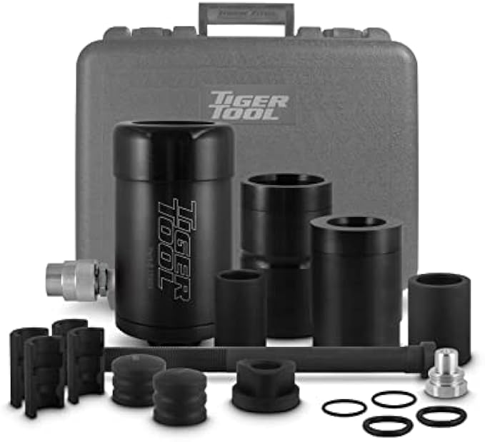 Tiger Tool Pin and Bushing Starter Kit for Commercial Trucks, Heavy Duty Pin and Bushing Starter Kit for use with Class 6-8 Transportation Trucks and Equipment, 15000