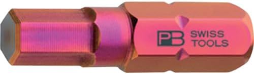 PB Swiss Tools 1/4" PrecisionBit with nanocoating for Hex Screws, Size 3/32"