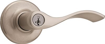 Kwikset serrure de porte d entrée design nickel pour la maison