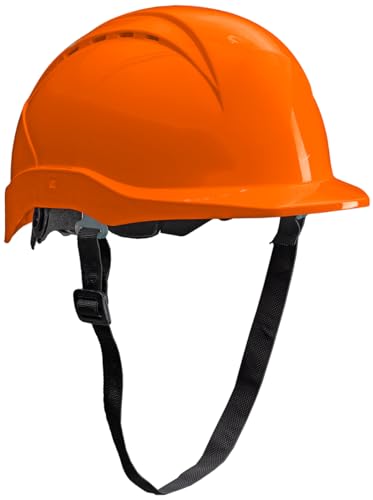 ACE Patera - Casco da Costruzione, ventilato, per cantiere, EN 397, colore: Arancione