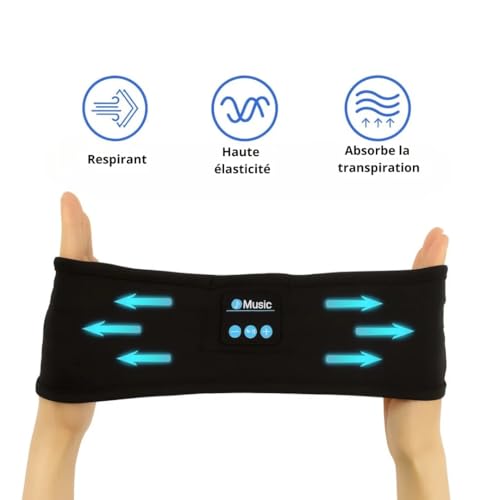 Bandeau Audio Bluetooth RideBand confortable et chaud compatible casque équitation