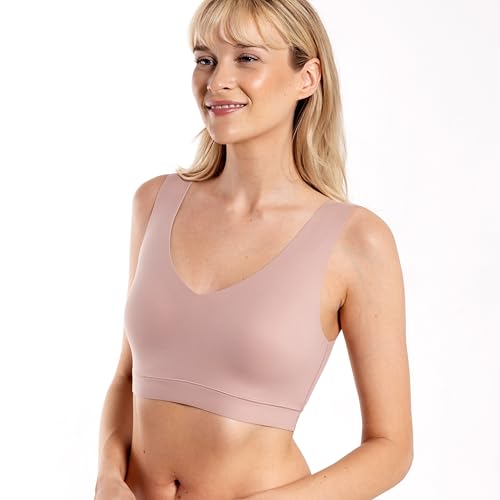 Image of Floatley Cozy Bra Comfort Wirefree Full Coverage Seamless Bra with Embedded Pad for Women