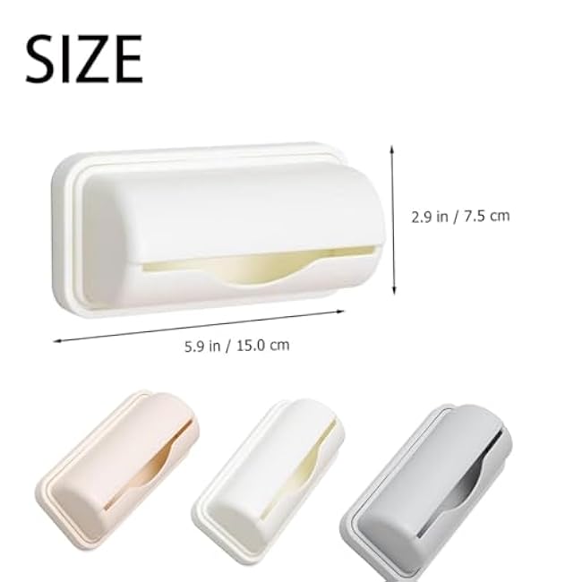 Fine Liner Trash Bags Dispenser,Trash Can Liner Dispenser, No Punching Required Wall Mount Garbage Bag Dispenser,Trash Bag Dispenser Roll Holder, Mall Bin Liner Kit Dispenser (3pcs-white)