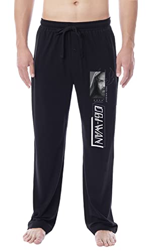 Star Wars Mens' Obi-Wan Kenobi Jedi Knight TV Series Character Sleep Pajama Pants (Medium)