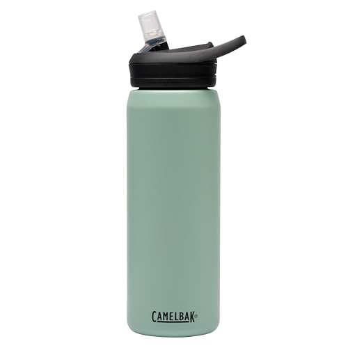 CamelBak Eddy+ Termo Aislado de Acero Inoxidable de 25 oz con Pajilla, Botella a Prueba de Fugas para Bebidas Frías, Color Seafoam miniatura 1