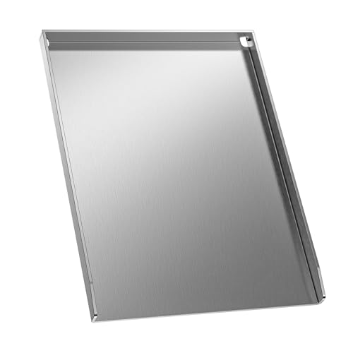 Onlyfire Plancha para parrilla de SUS304 acero inoxidable, para cocinar carne, pescado o cualquier otro alimento a la parrilla,para barbacoa de carbón, plancha, parrilla de gas y más,40x 30cm