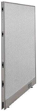 GOF Single Office Partition, Large Fabric Room Divider Panel, Custom Built Workstation 24" W x 48" H