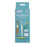 TePe Orthodontic Kit, 10pcs Oral Care kit for Cleaning Braces and implants, interdental Cleaning Tools, Good for Teeth Cleaning Plaque Removal, Dental kit with Orthodontic Wax