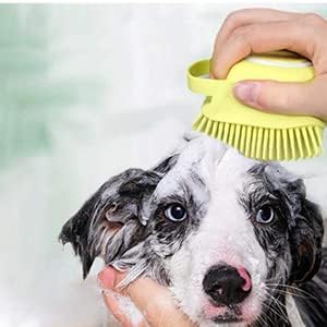Theamers Silicone Pet Bathing Brush, Pets Bath Brush, Multi-functional Bath/Massage Brush - Image 3