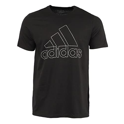 T-shirt adidas Men's Badge of Sport Tiny Type Tee M vêtement sport noir homme