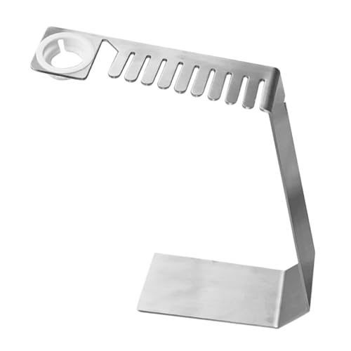 Support de chargeur montre connectée FRCOLOR en métal argent avec rangement de bracelet