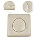 harayaa Portable Commode Chair Cushion Replacement, Commode Chair Seat Pad, Bedside Commode Cushion for Shower, Beige Round