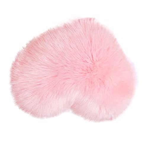 Coussin peluche cœur 50x40 cm idée cadeau déco romantique