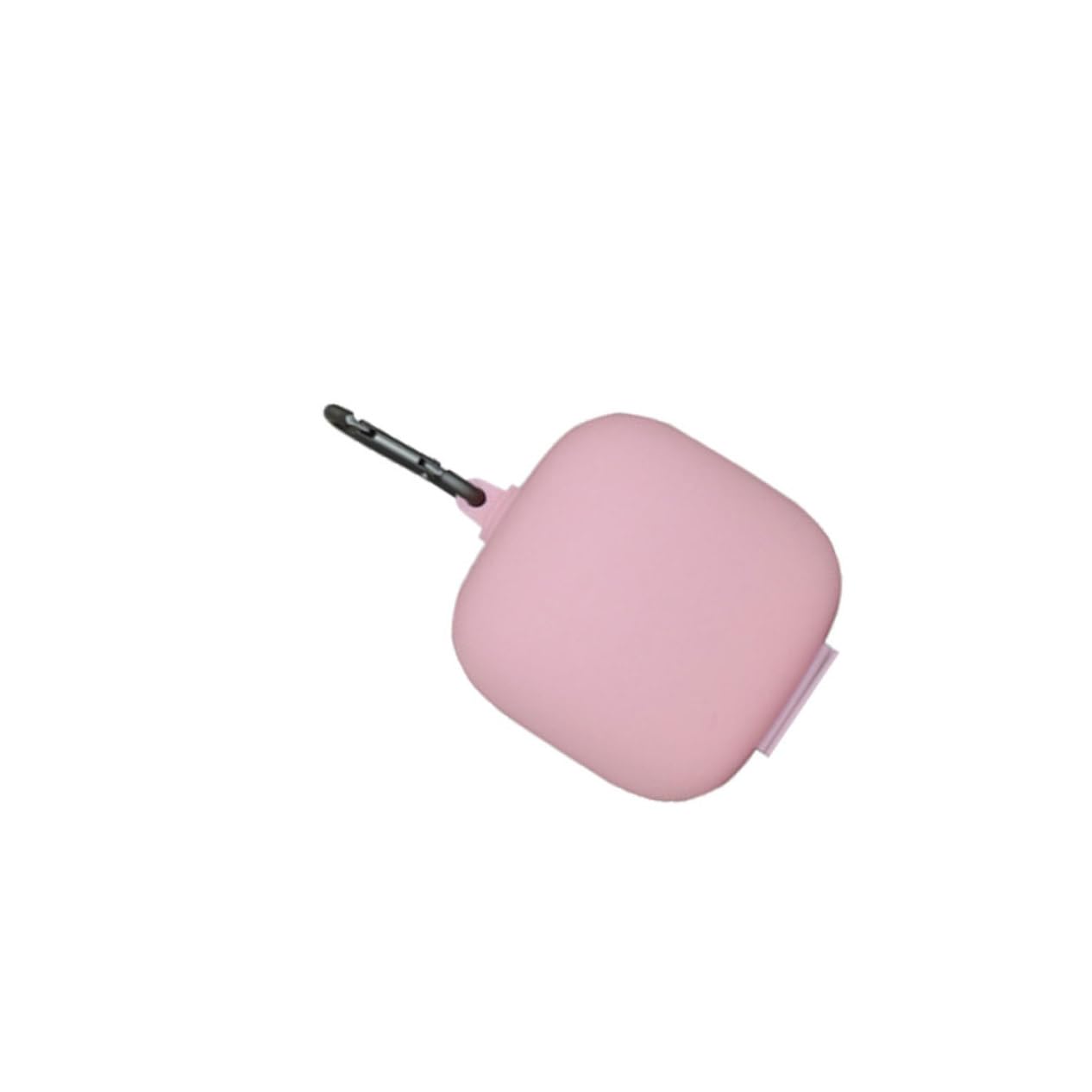 DOITOOL 3piezas Caja De Protección para Auriculares Inalámbricos Funda De Silicona y Hebilla Metálica Compatible Pro Color Rosa