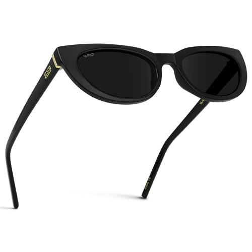 WearMe Pro Women's Cat Eye Sunglasses, Retro Design, Elegant Frames, UV Protection, Stylish and Trendy Fashion Shades