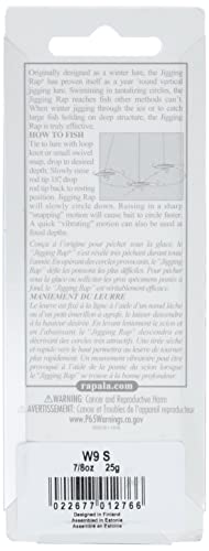 Rapala Jigging Rap 09 Fishing Lure, 3.5-Inch, Silver #TOP4