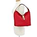 Dooney & Bourke Handbag & Wallet Set, Pebble Grain Leather Logo Lock Shoulder Bag and Coin Purse for Women - Red