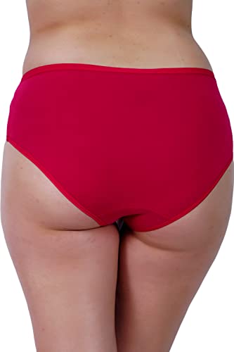 Image of Ladyland Pack of 3 Women Antibacterial Soft Hipster Panty for Regular Uses, Made of 100% Cotton, Grip Fit, All Over Printed Comfortable Panties for Girls, Ladies