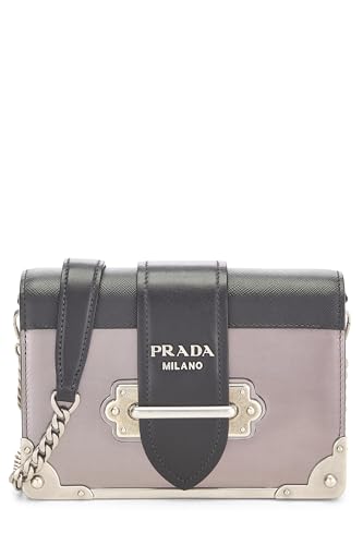 Prada, Pre-Loved Multicolor Leather Cahier Crossbody, Multi