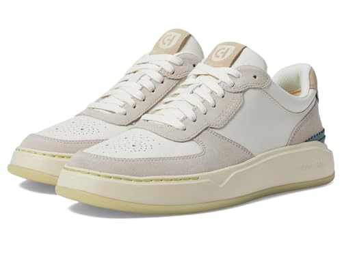 Image of Cole Haan Men's Grandpro Crossover Sneaker, Egret /Silver Lining, 7.5-W US