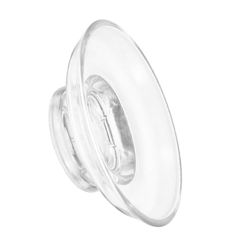 DECORNIJIA Jabonera Bandeja Plato Decorativo baño Redondo dispensador de jabón de Cocina de Vidrio Barra de jabón de Vidrio Contenedor de Soporte de de Fregadero Transparente