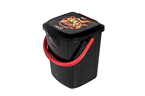 Grill Box 22l, Kunststoff PP, Schwarz, 31x31x38,5 cm (LxBxH)