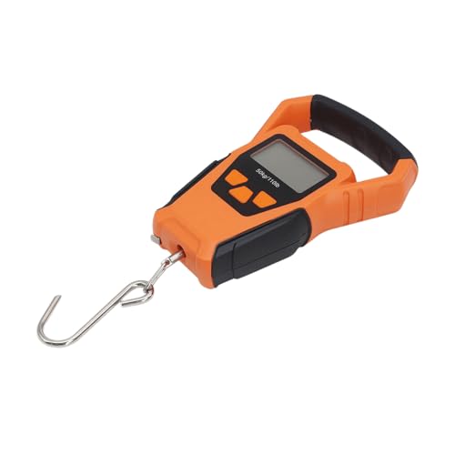 LCD Backlit Screen Fishing Scale with Hook 110lb / 50kg, A