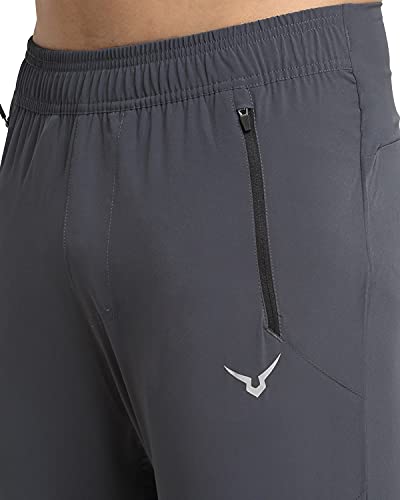 Image of Invincible Men's Athleisure Gym Wear Running Workout Training Fitted Track Pants