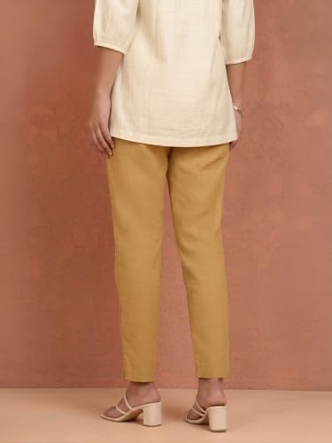 Image of TWIN BIRDS Women Viscose Cotton Kurti Pants | Stretch Ethnic Daily Trousers