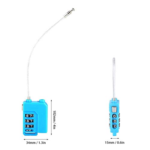 Lucchetto in Filo di Acciaio TSA21100, Lucchetto